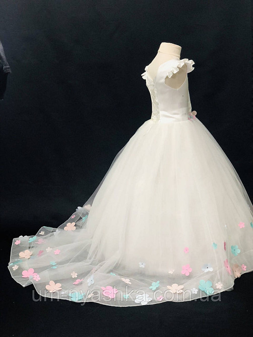 Длинное платье со шлейфом Элизабет на 4-5, 6-7 лет Кривой Рог - изображение 7