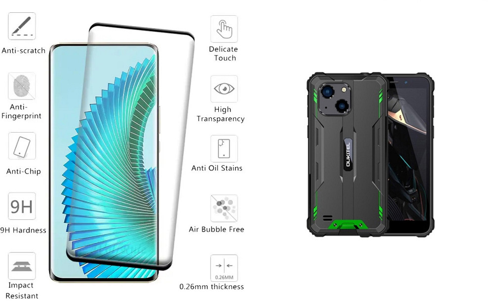 Захисне скло HyperGlass Pro для Oukitel WP20 Pro – максимальна чутливість та захист Київ - фото 2