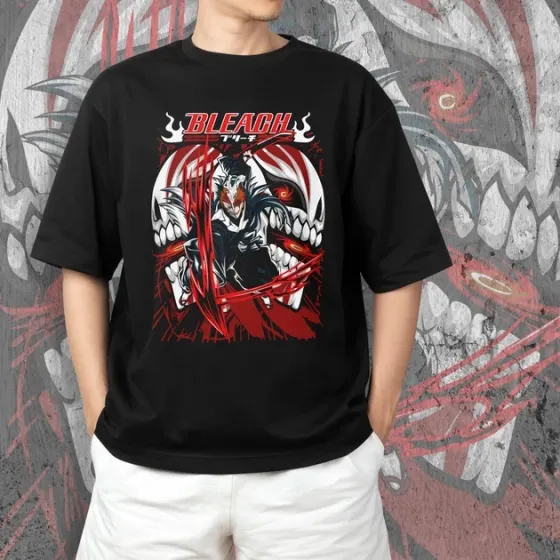Футболка чоловіча з  принтом Блич Ичиго Куросаки 2 Розмір 48 Дніпро
