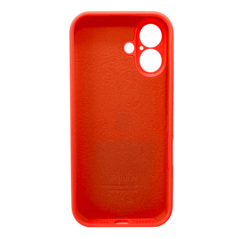 Чохол для смартфона Silicone Full Case AA Camera Protect for Apple iPhone 16 18,Peach Київ - фото 3