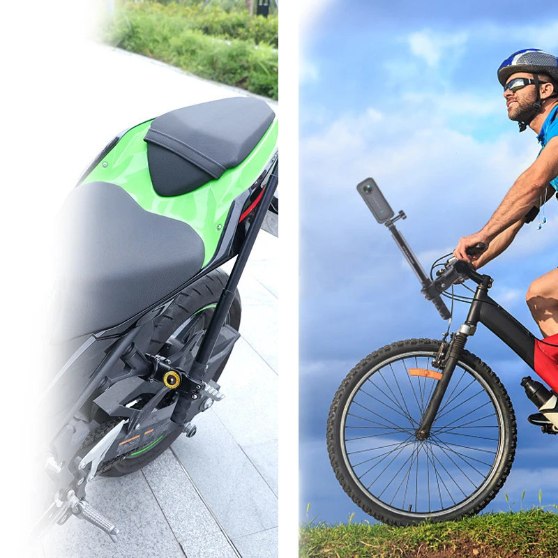 Монопод для Insta360 з кріпленням на мотоцикл велосипед 110см AC Prof IN-X3-18 Київ - фото 2