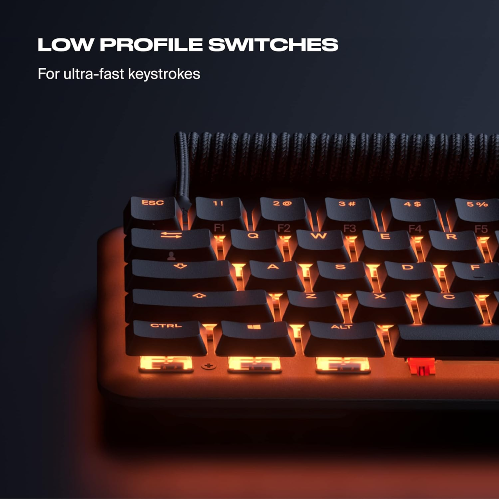 Низькопрофільна механічна клавіатура Fnatic STREAK65 LP Black RGB PBT для кіберспорту та геймінгу Київ - фото 9