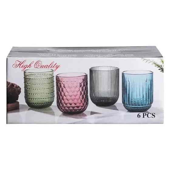 Yiwu Набір склянок 6 шт по 250 мл Прозорий HP-19-105 Киев