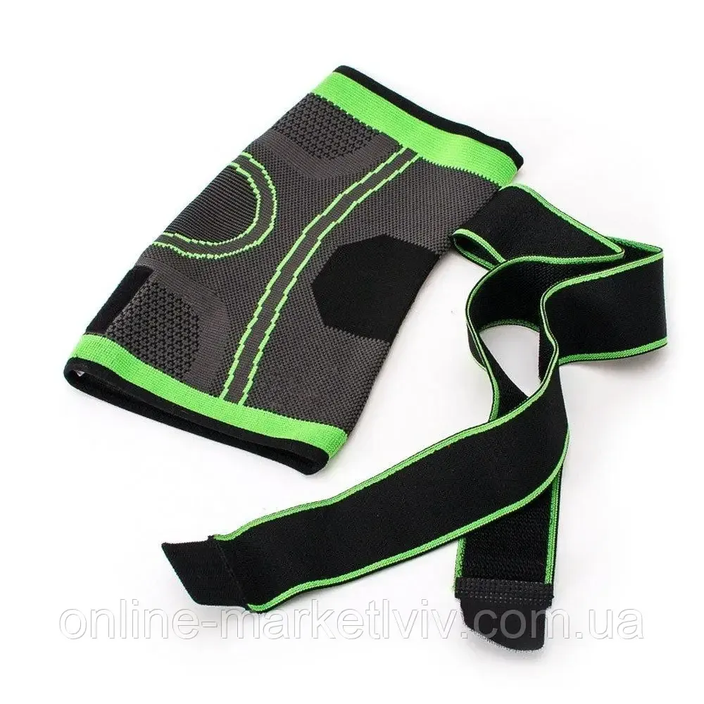 Бандаж коленного сустава KNEE SUPPORT WN-26,Зелёный,L SBR Киев - изображение 9