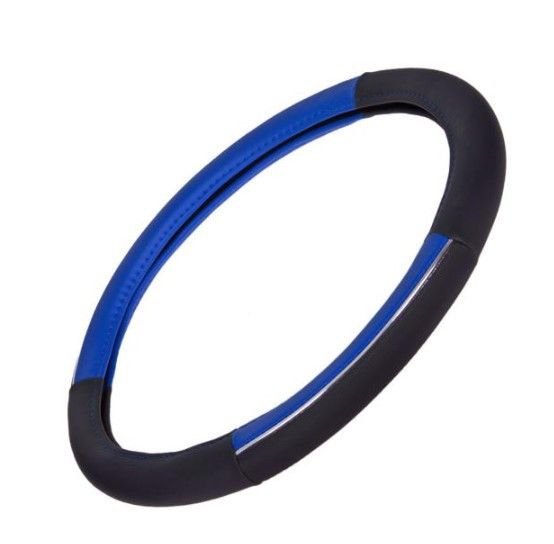 Обплетення 17003 BL XL чорна/синя з хром. смужками Вінниця - фото 4