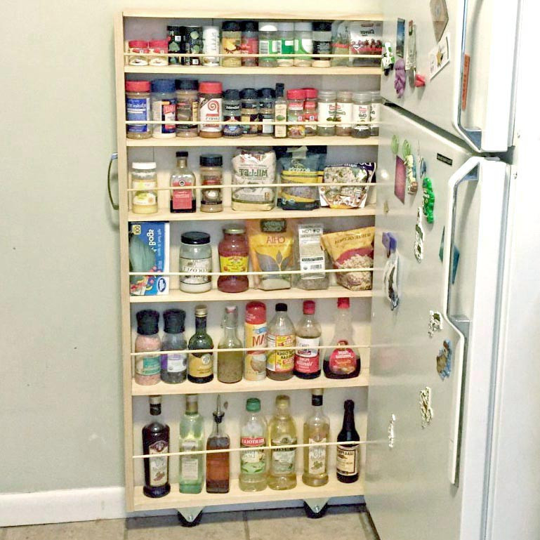 Выдвижной стеллаж 