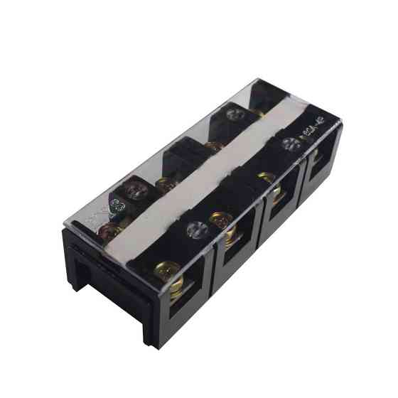 Клеммная колодка в корпусе 4 клеммных пары, 60A Днепр