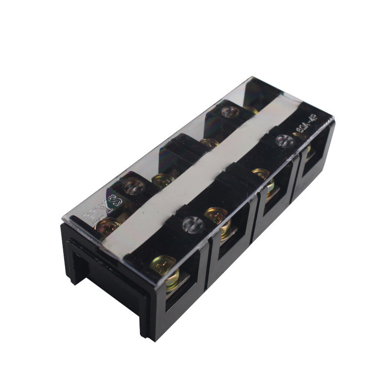 Клеммная колодка в корпусе 4 клеммных пары, 60A Днепр - изображение 1