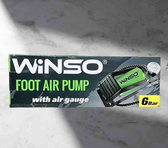 Насос ножной с манометром WINSO 6 bar Киев