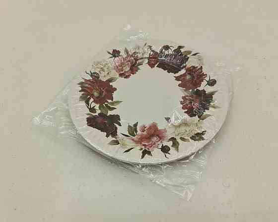 Бумажная тарелка с рисунком  18см