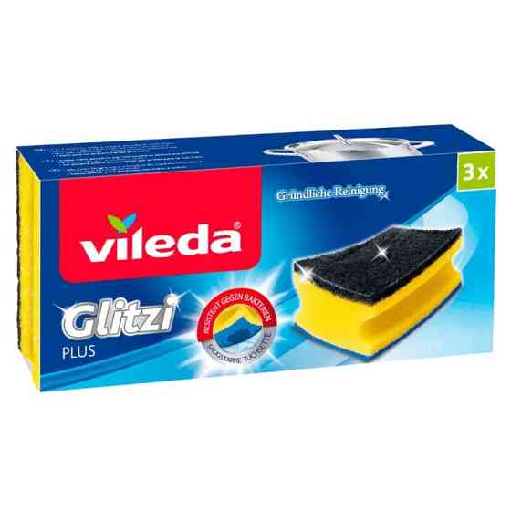 Губки Глітці плюс (Glitzi plus) ТМ "Віледа", 3 шт Київ