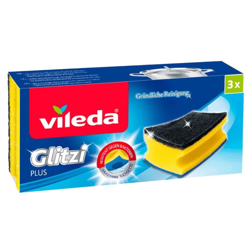 Губки Глітці плюс (Glitzi plus) ТМ "Віледа", 3 шт Київ - фото 1