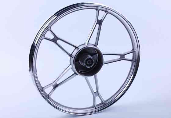 Диск колеса 1,2*17 (перед, барабан) (легкосплавний під 10 вісь) мопед Дельта Мукачево