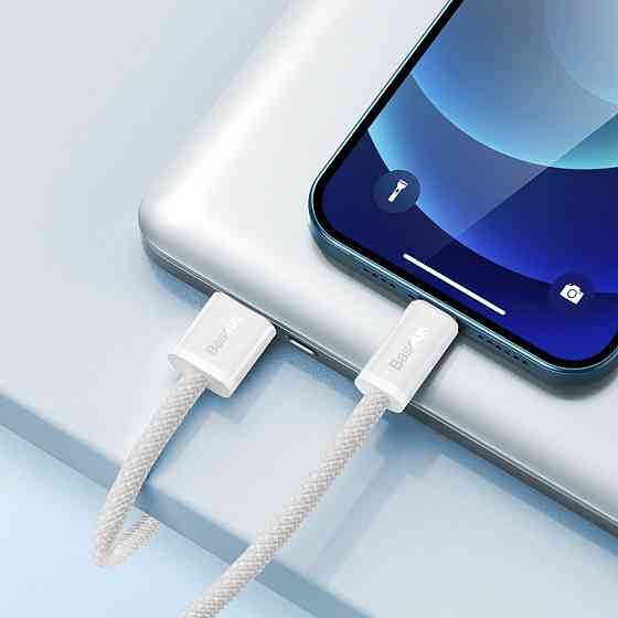 Кабель Baseus Dynamic Series Fast Charging Lightning 2.4A 1м білий Львів