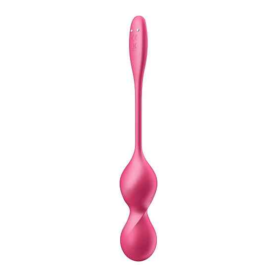 Вагинальные шарики с вибрацией Satisfyer Love Birds 2 работающие от приложения, розовые Sex Aura Киев