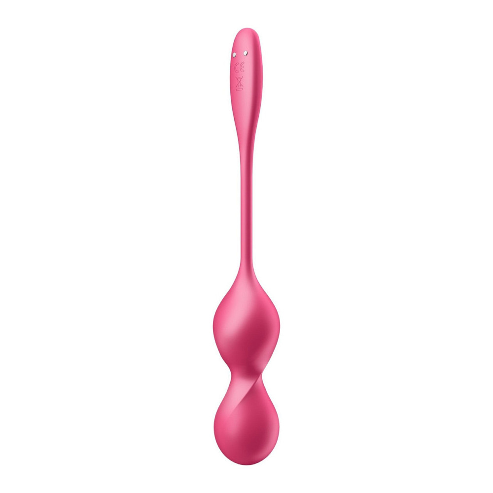 Вагинальные шарики с вибрацией Satisfyer Love Birds 2 работающие от приложения, розовые Sex Aura Киев - изображение 4