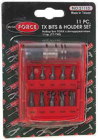 Набор бит-торкс с битодержателем,11 предметов,1/4