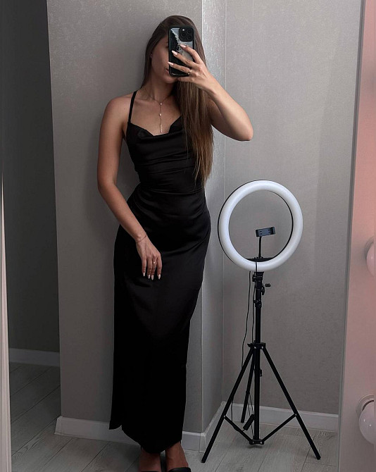 Женское элегантное романтическое платье макси с вырезом шелк Армани Одесса - изображение 7