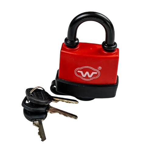 Замок навісний 63мм HG 376 (в гумовому чохлі) KEDR Житомир - фото 1