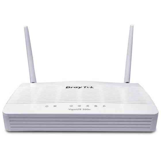 Маршрутизатор Drytek Vigor LTE200n, 1 WAN LTE (2SIM) or 1 WAN GbE, 1(2) LAN GbE, 2 VPN, Multi-LAN (2 (VigorLTE Киев