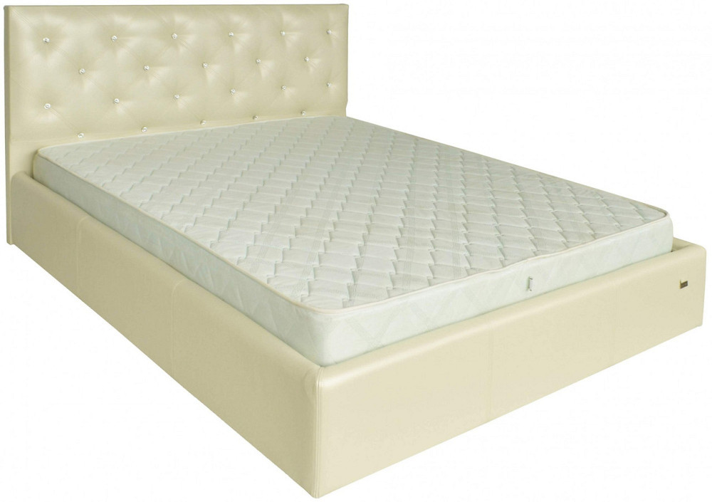 Кровать Bristol Standart 120 х 200 см Мадрас Перламутр 3 White С1 Белый Днепр - изображение 9