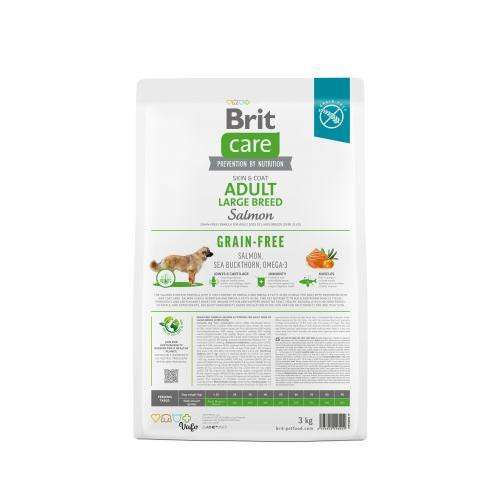 Сухий корм Brit Care Dog Grain-free Adult Large Breed для собак великих порід, беззерновий з лососем, 3 кг Київ - фото 5