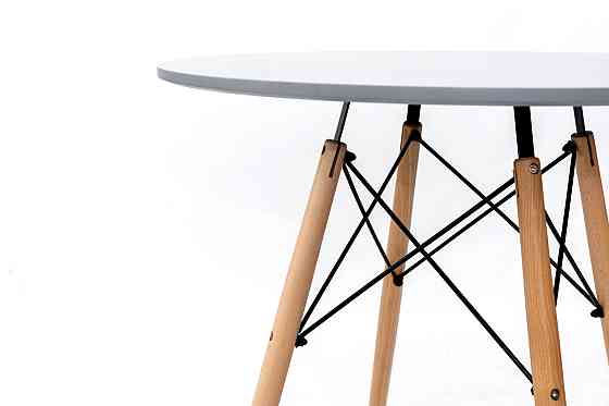 Стіл обідній ЕТНА MDF (D=100cm), сірий Київ