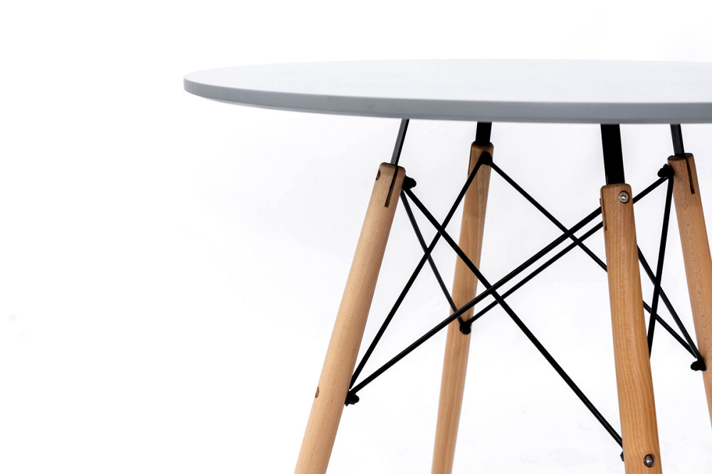 Стіл обідній ЕТНА MDF (D=100cm), сірий Київ - фото 4