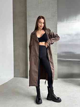 Жіночий трендовий стильний тренч  щільна котон-парка моко Одеса