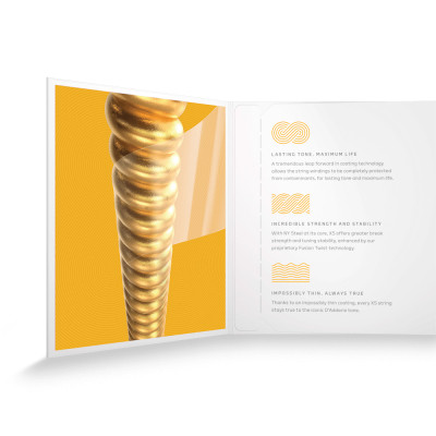 Струны для гитары D'Addario XS 80/20 Bronze Light Top / Medium Bottom (12-56) (XSABR1256) Винница - изображение 4