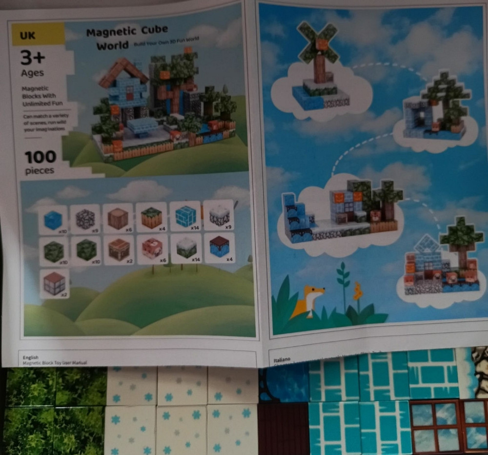 Магнітний конструктор майнкрафт 100шт. Харьков - изображение 6