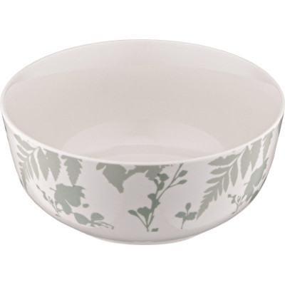 Салатник Ardesto Capri 510мл, 13.8см, порцеляна, біло-зелений (AR0414CWG) Винница - изображение 2