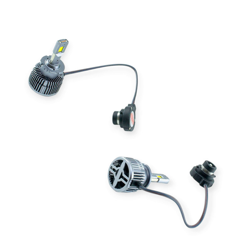 Автолампа D2 12V 6000K 10000L Dseries радіатор з вентилятором та обманкою MICHI LED Мукачево - фото 1