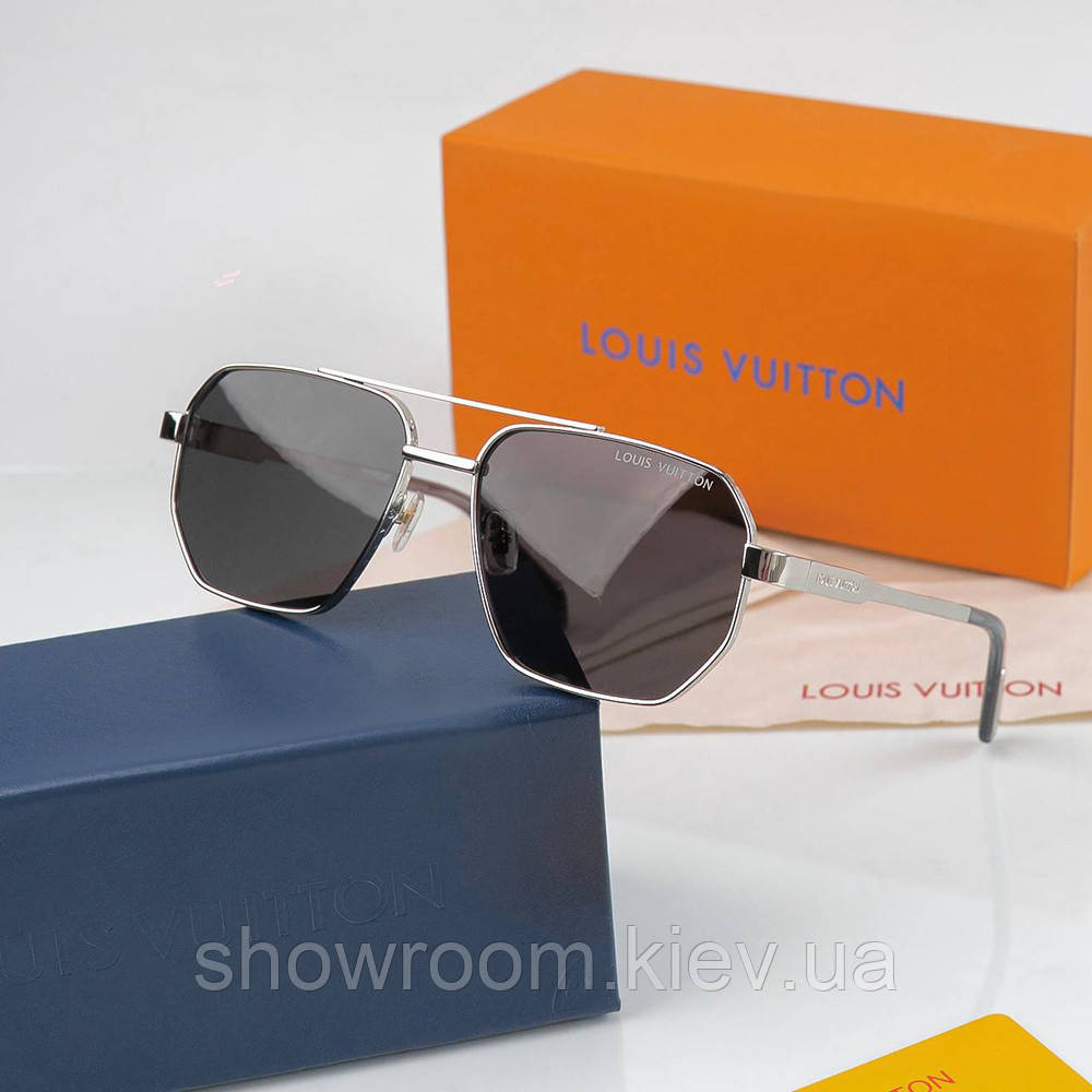 Чоловічі сонцезахисні брендові окуляри Lv (2208) Silver Lux Київ - фото 1