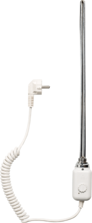 Тен для сушки рушників 1/2" 0,3 кВт, білий термостат Tenko Київ