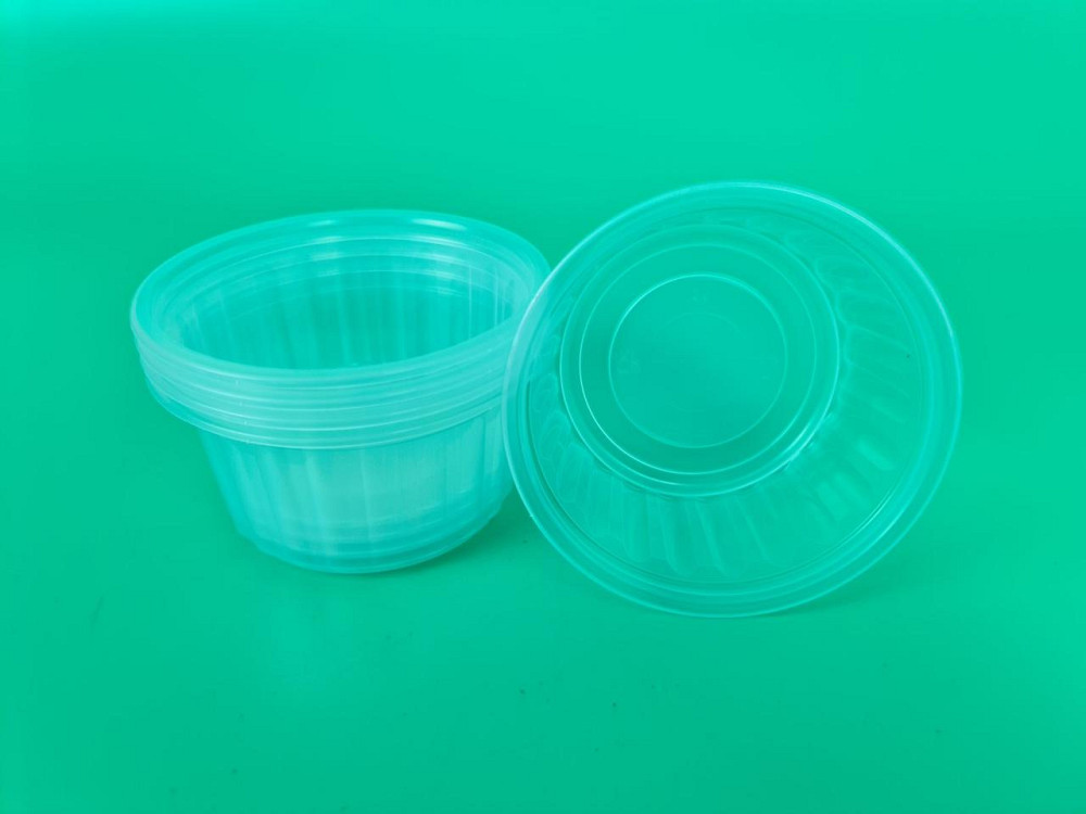 Супник прозрачный ребристий D-115 (350 гр) Андрекс (50 шт) Харьков - изображение 1