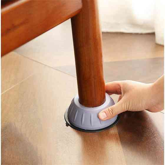 Антивібраційні підставки для пральної машини 4 шт, сірі Київ