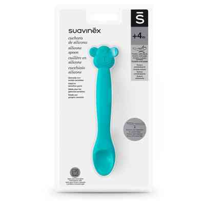 Набір дитячого посуду Suavinex Ложка силіконова, зелена мавпа (401354) Вінниця