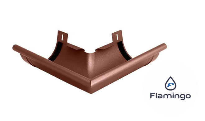 Труба водосточной системы Budmat Flamingo 125\90  1 м Львов - изображение 7