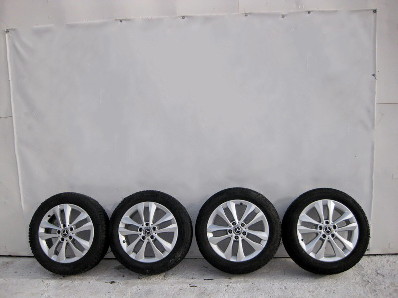 Mercedes-Benz  A2054018000 Комплект колісних 10-спицевих дисків із зимовою гумою 7J X R17 H2 ET48.5 C-Class W205 Одесса - изображение 1