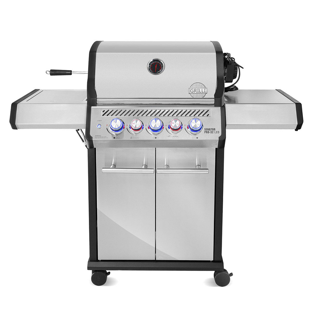 Газовый гриль Senator Pro-32 LED с системой BBQ Block Fire GRILLI 701377 Код: 013762 Ровно - изображение 11
