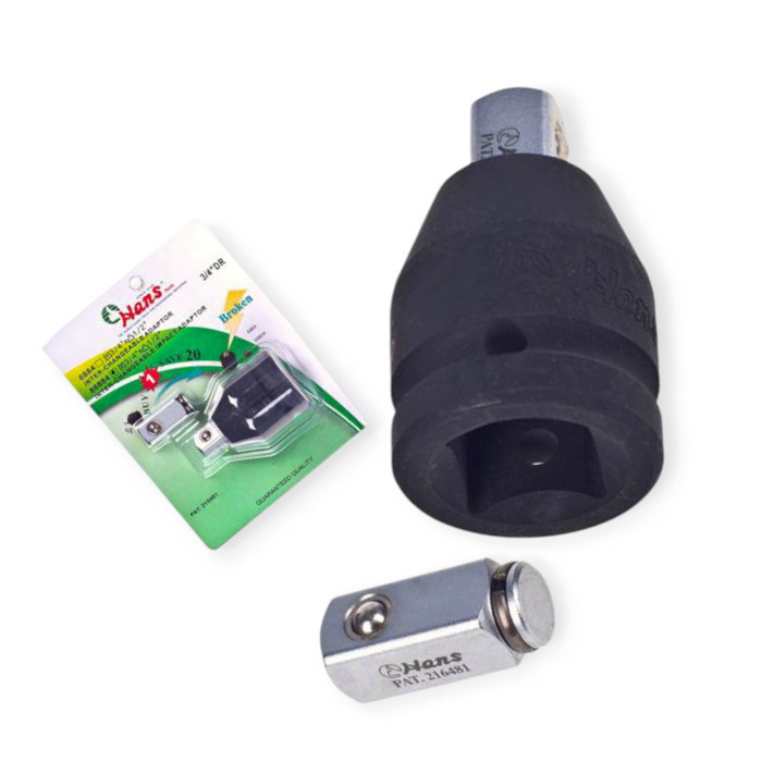 Перехідник ударний 3/4" (мама) - 1/2" (тато) зі змінним квадратом Мукачево - фото 2