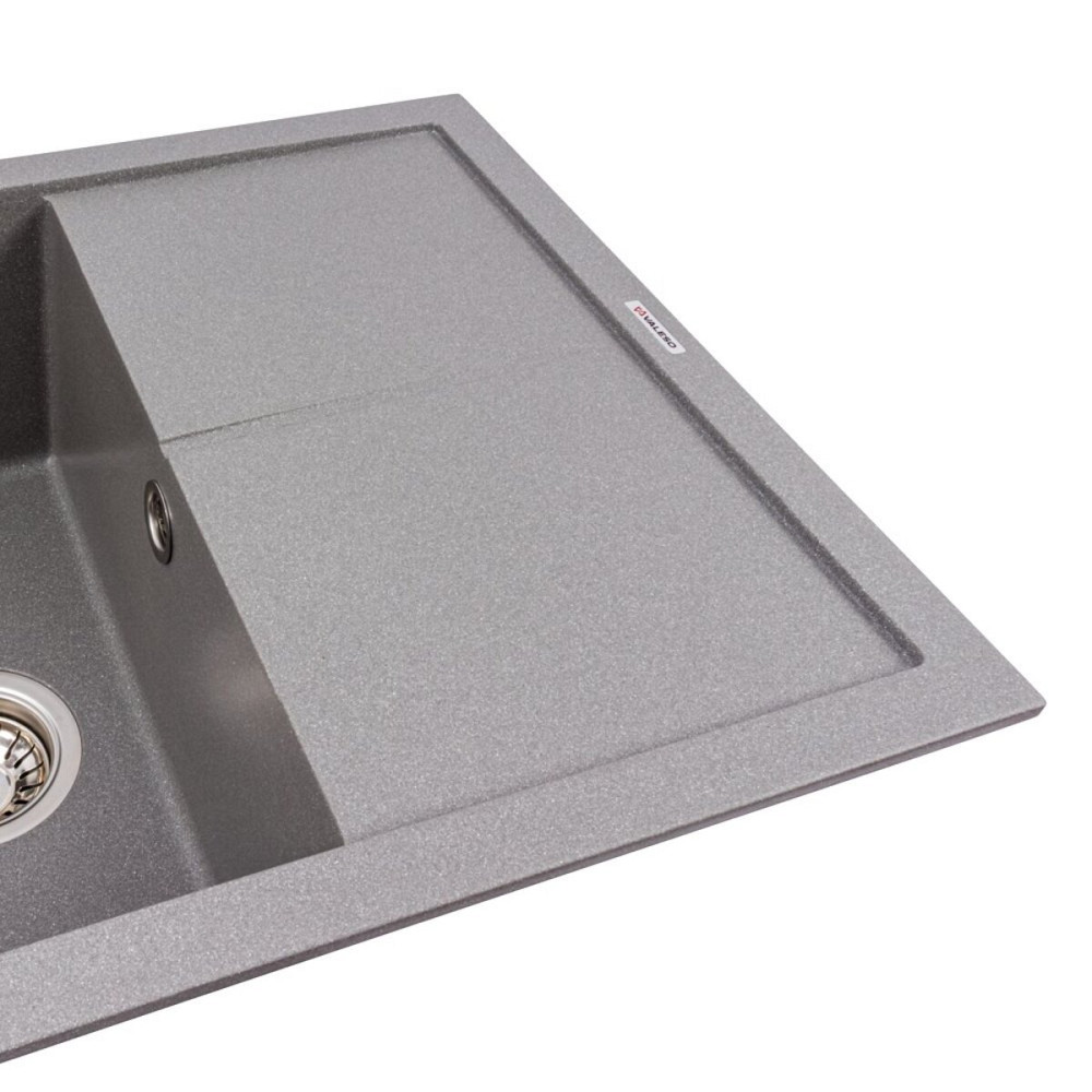 VALESO Гранітна мийка VALESO CALYPSO 7950 матова Сірий мусон Коломыя - изображение 12