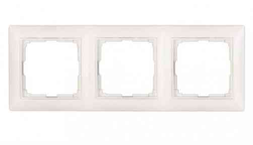 Рамка тройная, горизонтальная (кремовая) Anestech Винница