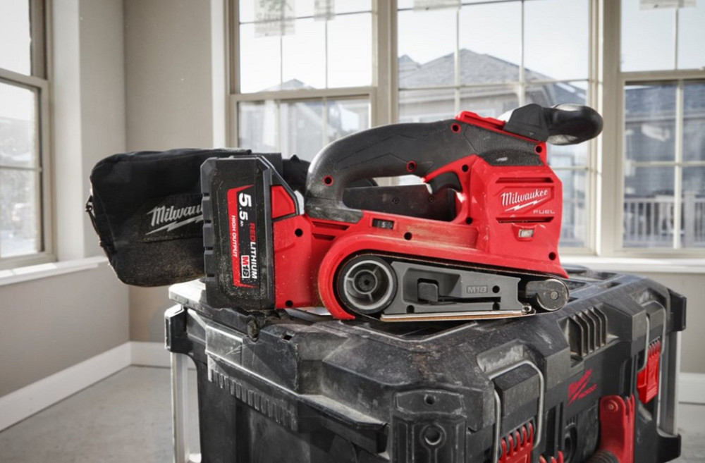 Шліфмашина стрічкова акумуляторна MILWAUKEE, M18 FBTS75-0 Одесса - изображение 5