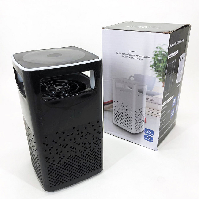 Лампа от комаров USB Bug Zapper Fly. Цвет: черный ZX-76 Львов - изображение 1