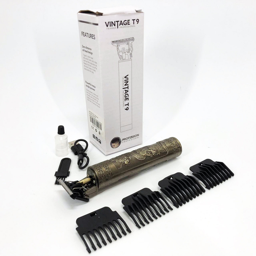 Малошумная машинка для стрижки волос Vintage, Многофункциональный триммер для стрижки волос и тела BG-59 Львов - изображение 5