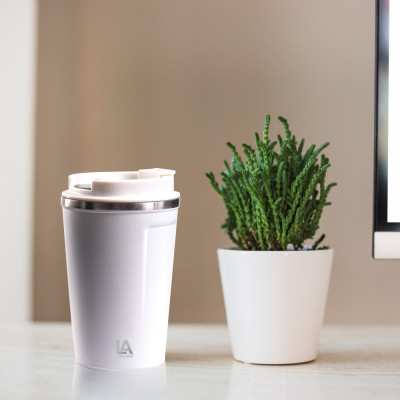 Термокружка Line Art Lima 380 мл білий (60023022LA-08) Вінниця - фото 5