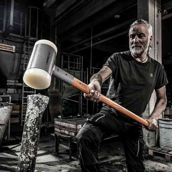 Кувалда безінерційна HALDER Supercraft 3366 з дерев'яною ручкою, Ø=100 мм, m=7050 г, І=1000 мм 3366.107 Одеса