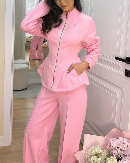 Женский стильный повседневный костюм двойка турская петля Одесса - изображение 2